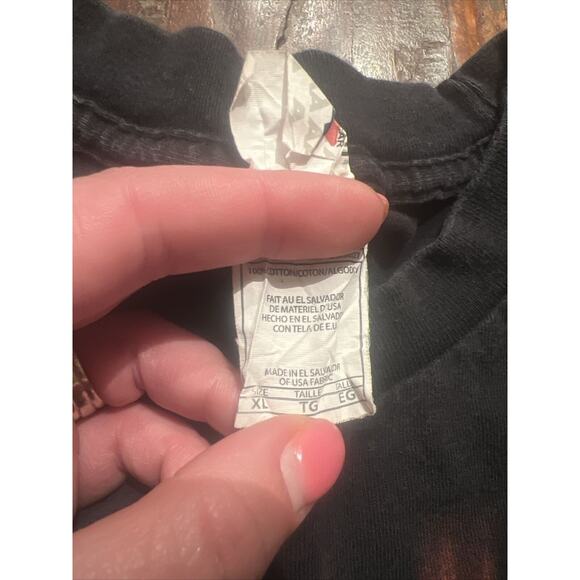 Vintage Styx Shirt Mens XL Black World Tour Concert Rock Band Logo Album Tee - Picture 10 of 11